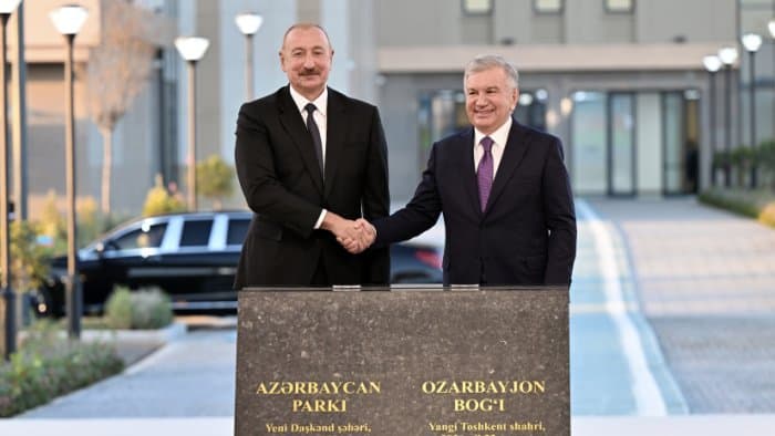 Prezidentlər “Azərbaycan” parkının təməlini qoydu (FOTO)