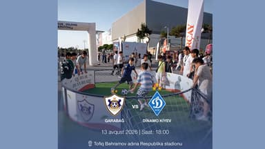 "Qarabağ"ın oyunundan əvvəl fan zona təşkil olunacaq