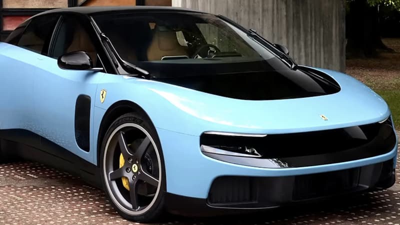 İlk elektrikli "Ferrari" rəsmi qiymətindən 62 dəfə baha satıldı