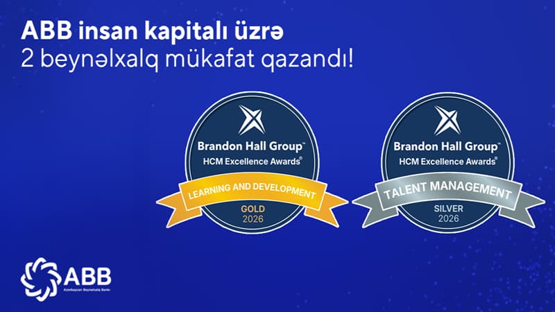 ABB daha 2 nüfuzlu beynəlxalq mükafat qazanıb