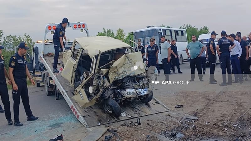 Şəmkirdə ağır yol qəzasında ölənlərin sayı 6-ya çatdı