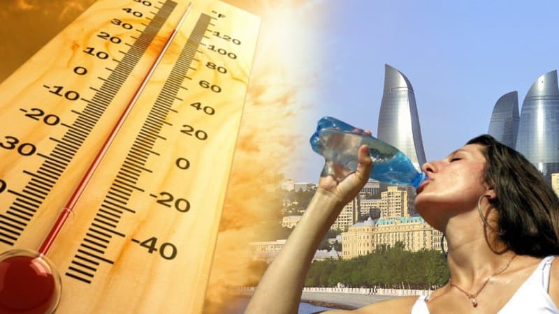 Sabahın hava proznozu: 40 dərəcə isti olacaq