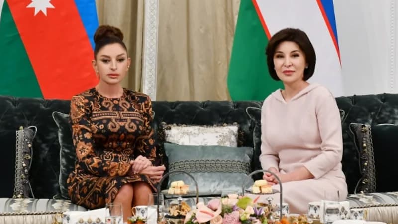 Özbəkistanın birinci xanımı Mehriban Əliyevaya zəng etdi