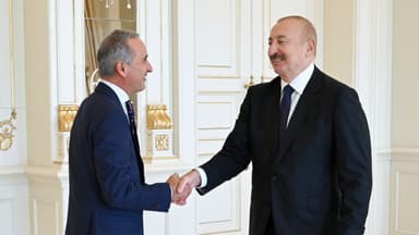 İlham Əliyev ATƏT Parlament Assambleyasının prezidentini qəbul etdi (FOTO)