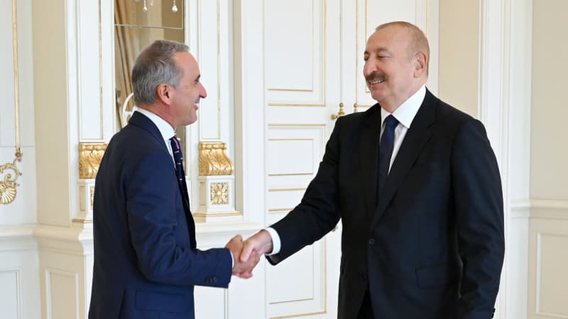 İlham Əliyev ATƏT Parlament Assambleyasının prezidentini qəbul etdi (FOTO)