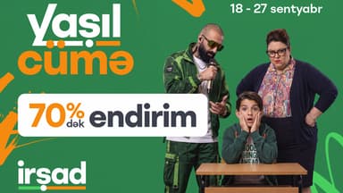 "İrşad"da yeni tədris ilinə özəl "Yaşıl Cümə" fürsətləri başladı