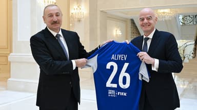 İlham Əliyev FIFA-nın prezidentini qəbul etdi (FOTO)