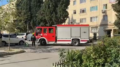 Badamdarda yaşayış binasında partlayış, xəsarət alan var (FOTO)