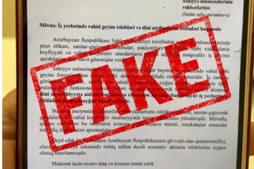 Media və Yayım Şurası ilə Səhiyyə Nazirliyi birgə açıqlama yaydı
