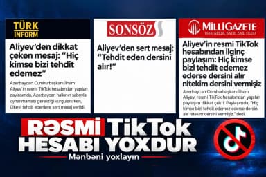 "TikTok" montajından siyasi mesaj düzəldənlər: Türkiyə mediasına məsuliyyət çağırışı