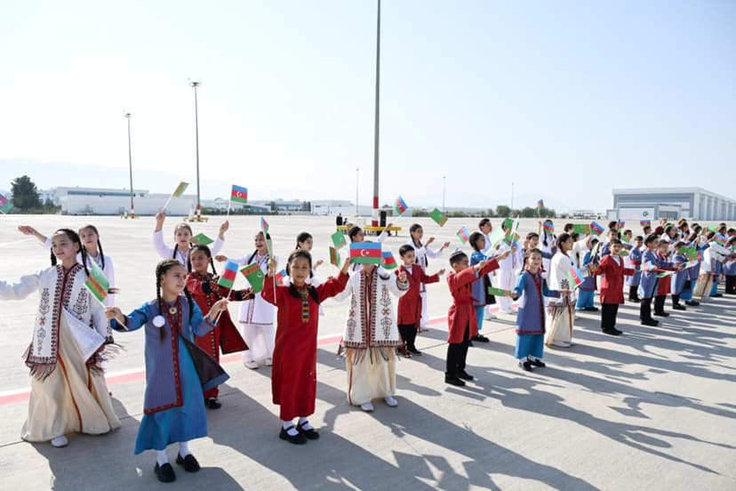 Leyla Əliyeva Türkmənistanda səfərdədir (FOTO)