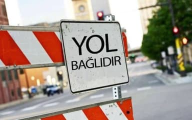 Sabahdan bu yol bağlanır