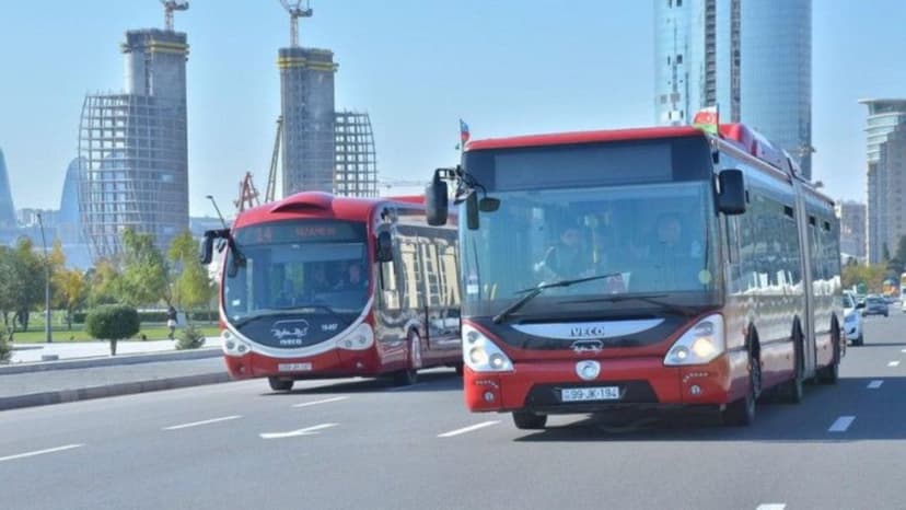 Bəzi avtobusların hərəkət sxemi müvəqqəti dəyişdiriləcək