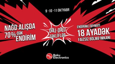 "Dəli-dolu" həftəsonu təklifləri başlayır!
