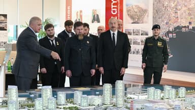 İlham Əliyev və Ramzan Kadırov "Bakı Ağ Şəhər"də olub (FOTO)