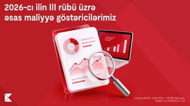 Kapital Bank-ın xalis mənfəəti 2026-cı ilin ilk 9 ayında 29,6% artıb