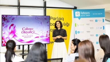 Yelo Bank-da Süd Vəzi Xərçəngi Maarifləndirmə Ayına həsr olunmuş seminar keçirilib