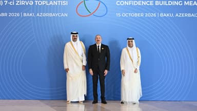 Əliyev AQEM-in 7-ci Zirvə Toplantısında çıxış edir (YENİLƏNİR/FOTO)