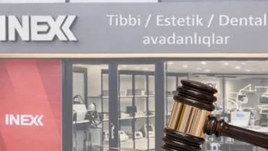 "İNEX" MMC-nin bank hesabındakı 59 min manatlıq vəsaitə həbs qoyuldu