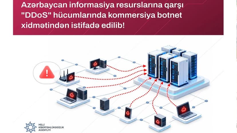 MKA: İnformasiya resurslarına qarşı DDoS hücumlarında kommersiya xidmətlərindən istifadə edilib