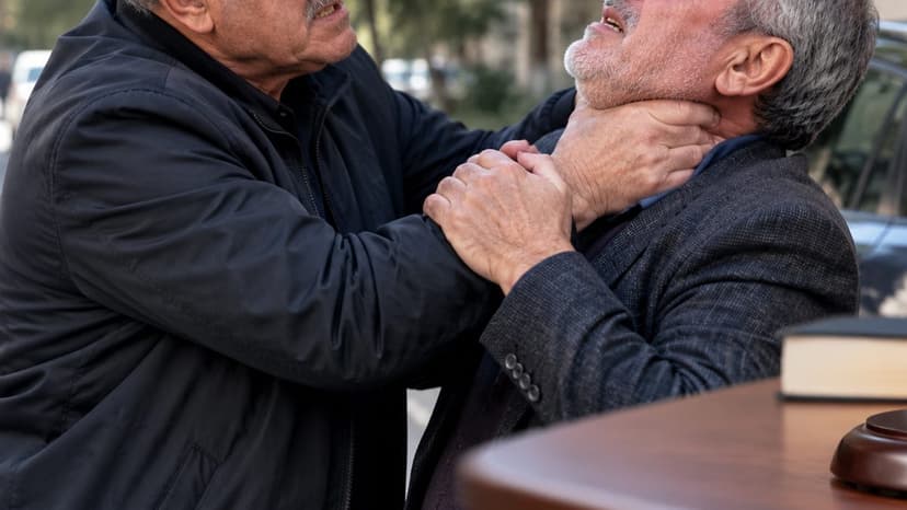 Qonşusunu boğazından sıxan 67 yaşlı kişi cərimə edildi