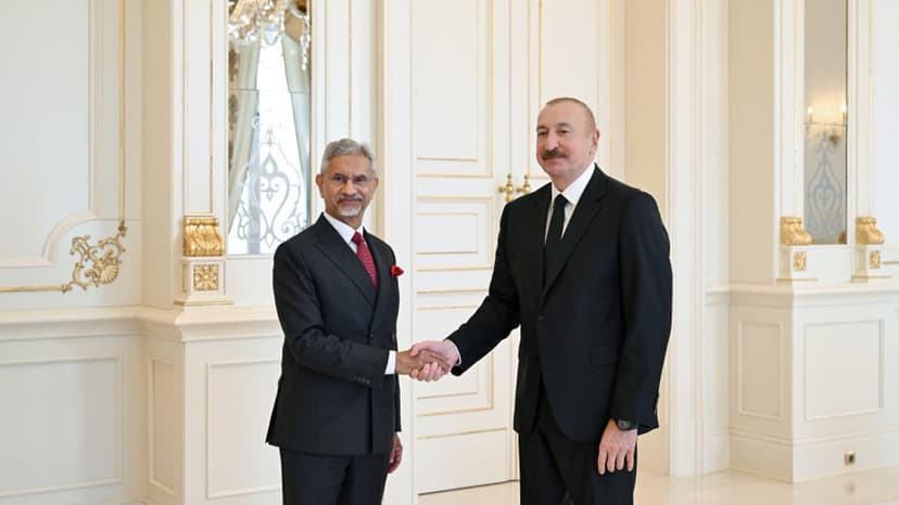 İlham Əliyev Hindistanın xarici işlər nazirini qəbul etdi (FOTO)