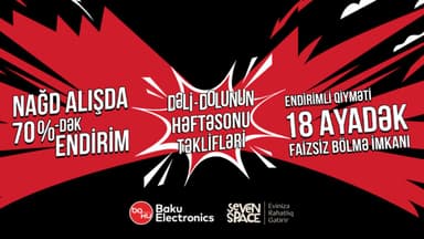 "Dəli-dolu" həftəsonu təkliflərini dəyərləndirmək vaxtıdır!
