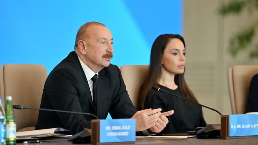 İlham Əliyevin sosial media hesablarında Forumda iştirakına dair videoçarx paylaşıldı
