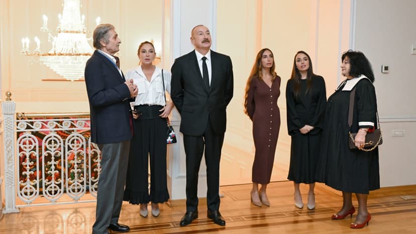 Prezident və ailə üzvləri "Mənim Abşeronum: Üstə gəl" sərgisi ilə tanış oldu (FOTO)