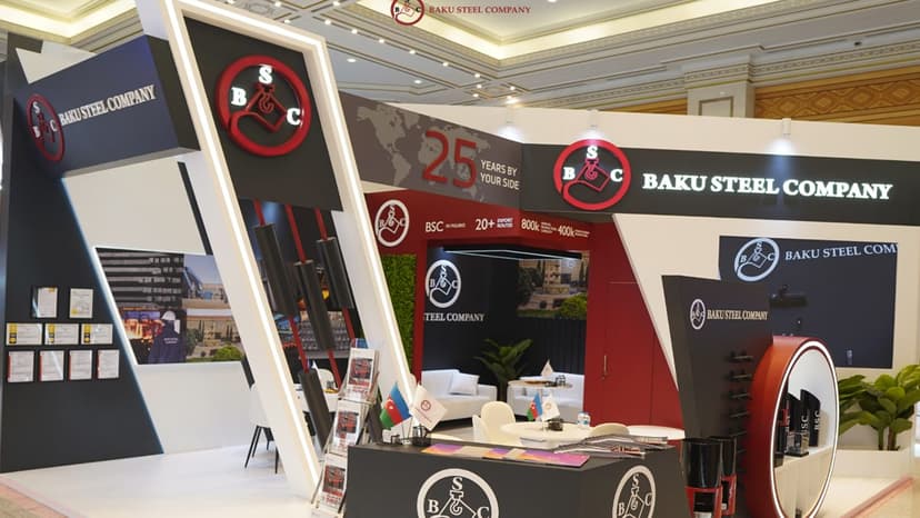 Baku Steel Company Türkmənistanda keçirilən sərgidə məhsul portfelini təqdim etdi