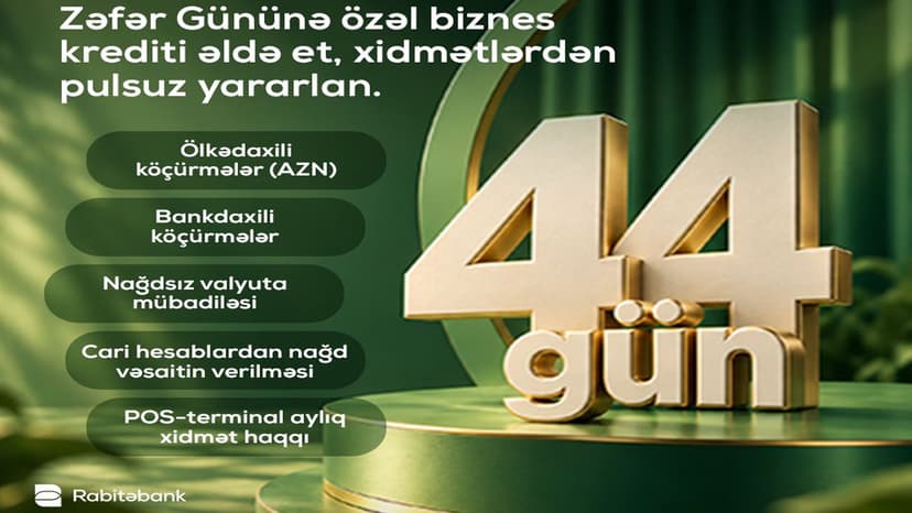 Rabitəbank Zəfər Gününə özəl biznes kampaniyasına start verib