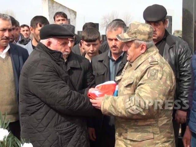 Şəhidimiz torpağa tapşırıldı - FOTO/VİDEO