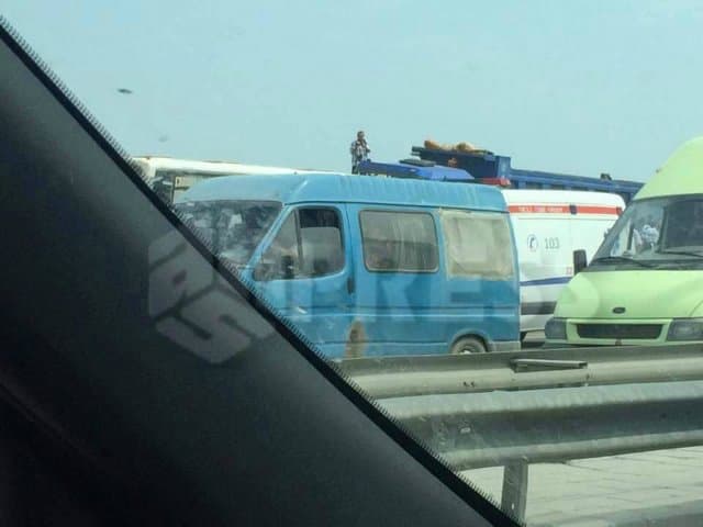 Bakıda avtobus qəzası: ölən və yaralılar var - FOTOLAR