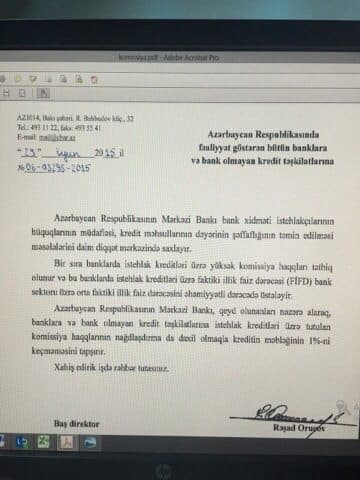 Azərbaycanda kredit faizləri artacaq