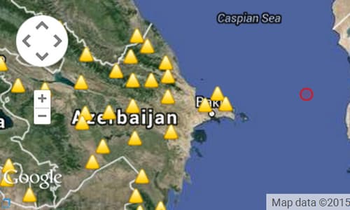 Azərbaycanda zəlzələ oldu