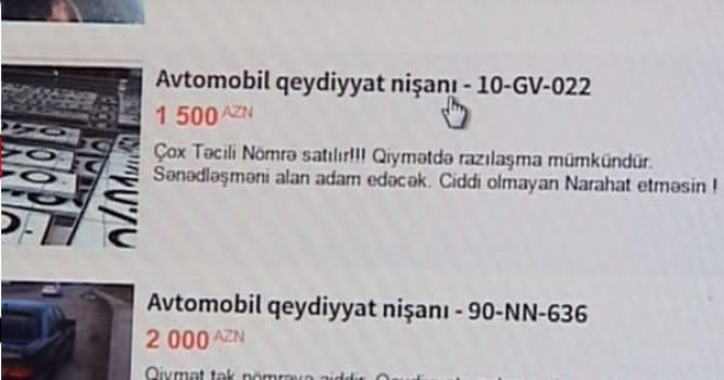 Bakıda bahalı maşın nömrələrini kimlər alır? - VİDEO
