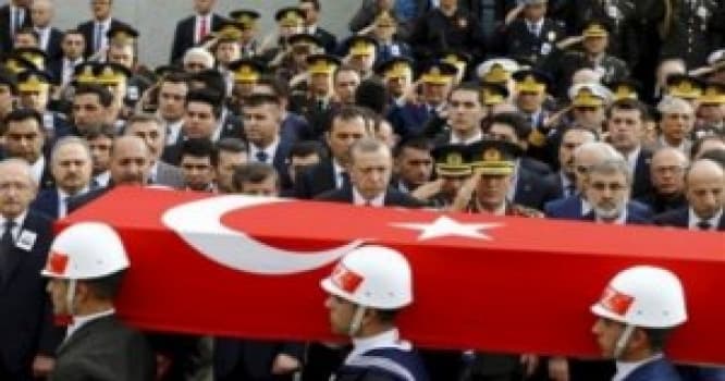 Ərdoğan şəhidi son mənzilə belə yola saldı