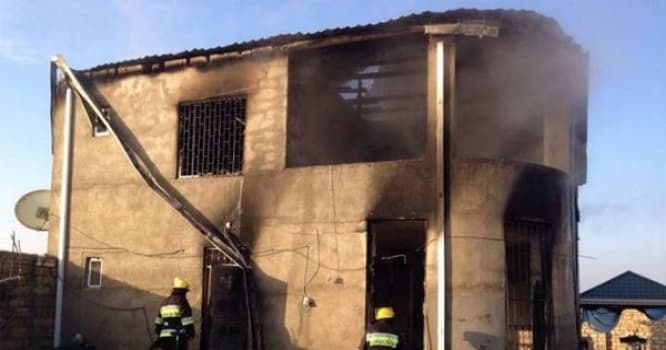 Bakıda məşhur vəkilin villası yandırıldı