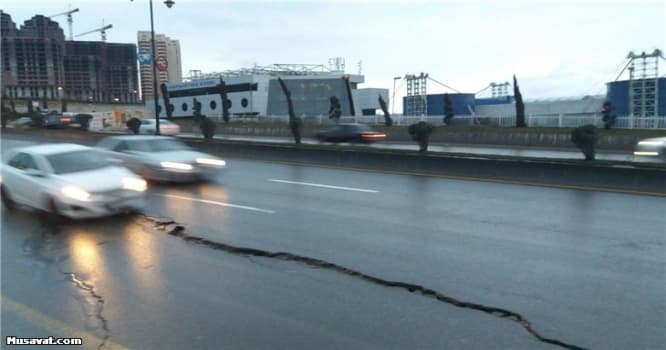 Bakıda təhlükəli yolla bağlı Açıqlama