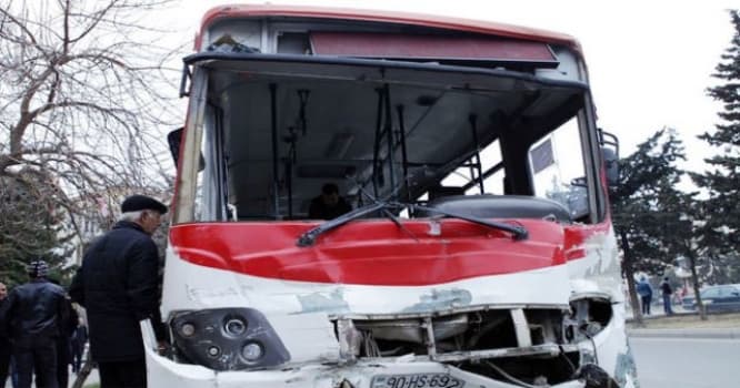 Qəzanı törədən avtobus sürücüsü tutuldu