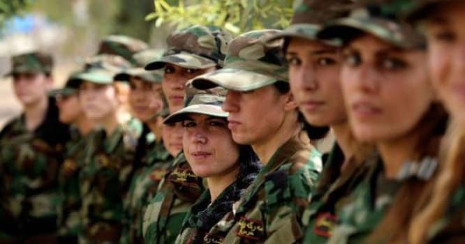İŞİD-in zorladığı qadınlar İŞİD-ə qarşı döyüşəcəklər - FOTOLAR