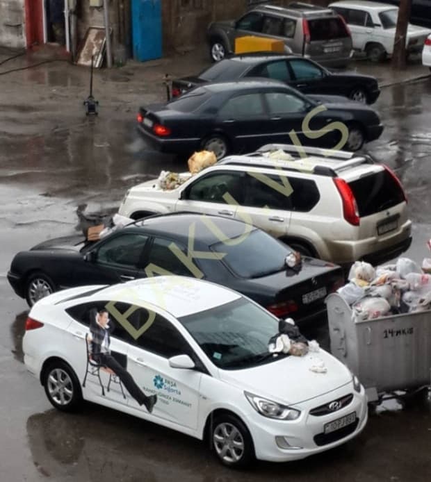 Bakı sakinləri məsuliyyətsiz sürücülərə dərs keçdi - FOTO