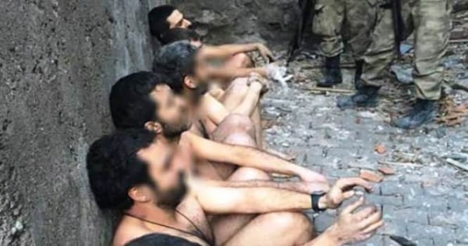 Terrorçular çılpaq təslim oldular - FOTO
