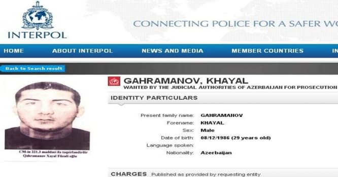 Polis rəisini bıçaqlayan şəxs beynəlxalq axtarışa verildi