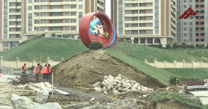 Bakı-Sumqayıt yolunda salınmış süni təpəciklər niyə dağıdılır? - PROBLEM