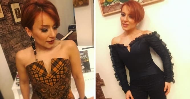 Tünzalə Ağayevanın dekoltesi göz qamaşdırdı - FOTOLAR
