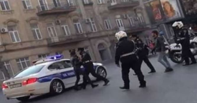 Bakıda sürücü ilə yol polisi arasında ƏLBƏYAXA DAVA