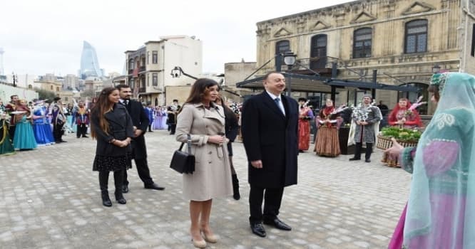 Prezident Novruz şənliyində