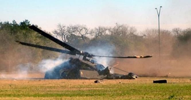 Hərbi helikopter qəzaya uğradı: 13 ölü