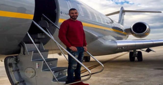 Kərim Benzema təyyarə aldı - FOTO, VİDEO